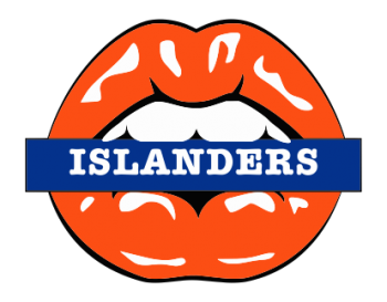 new york islanders script logo iron on transfers