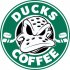 anaheim ducks starbucks coffee logo iron on transfer