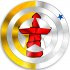 CAPTAIN AMERICA Nunavut Flag decal sticker