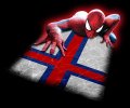 Spiderman FAROE ISLANDS Flag decal sticker