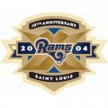 St. Louis Rams Anniversary Logo  Iron-on Stickers (Heat Transfers)