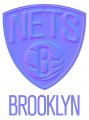 brooklyn nets 2013-pres primary colorful embossed logo iron on transfer