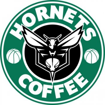 Product image/charlotte hornets starbucks coffee logo decal sticker