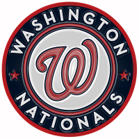 washington nationals 2011-pres primary plastic effect logo decal sticker