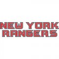 New York Rangers Script Logo  Decals Stickers version 2