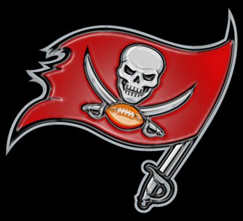 tampa bay buccaneers 2014-pres primary plastic effect logo decal sticker