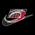 Carolina Hurricanes nike logo decal sticker