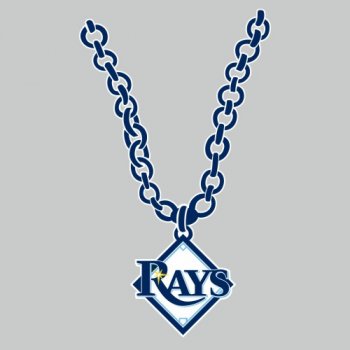 Tampa Bay Rays necklace logo decal sticker