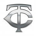 Minnesota Twins silver logo iron on transfer