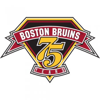 Boston Bruins Anniversary Logo  Iron-on Stickers (Heat Transfers)