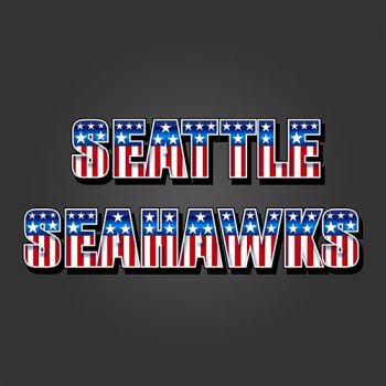 Seattle Seahawks American Captain Logo iron on transfer