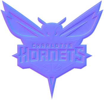 charlotte hornets 2015-pres primary colorful embossed logo iron on transfer